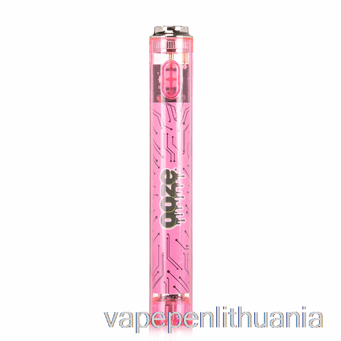 Ooze Slim 400mah Skaidrus 510 Vape Akumuliatorius Atominis Rožinis Vape Skystis